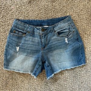 Denim shorts